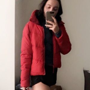 Short puffer jacket